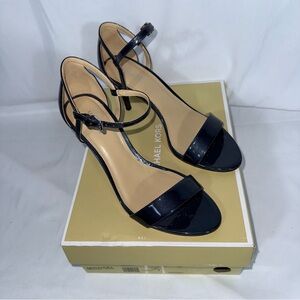 Michael Kors Elegant Dark Blue Strappy Heels